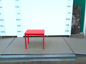 TABLE ENFANT ROUGE